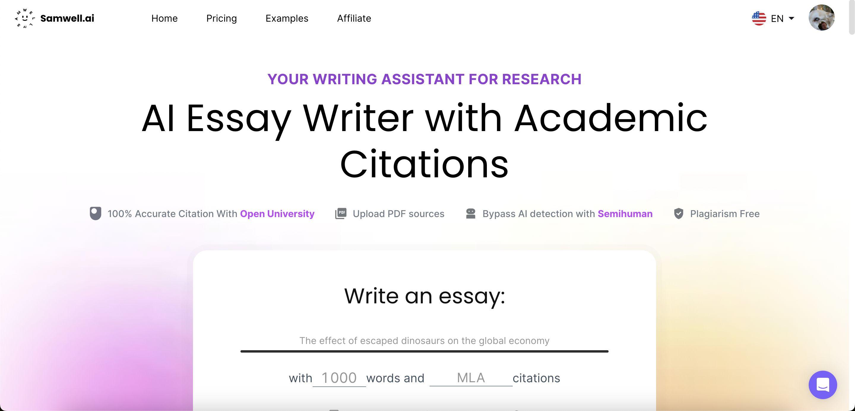 al essay writer mit akademischen Zitaten