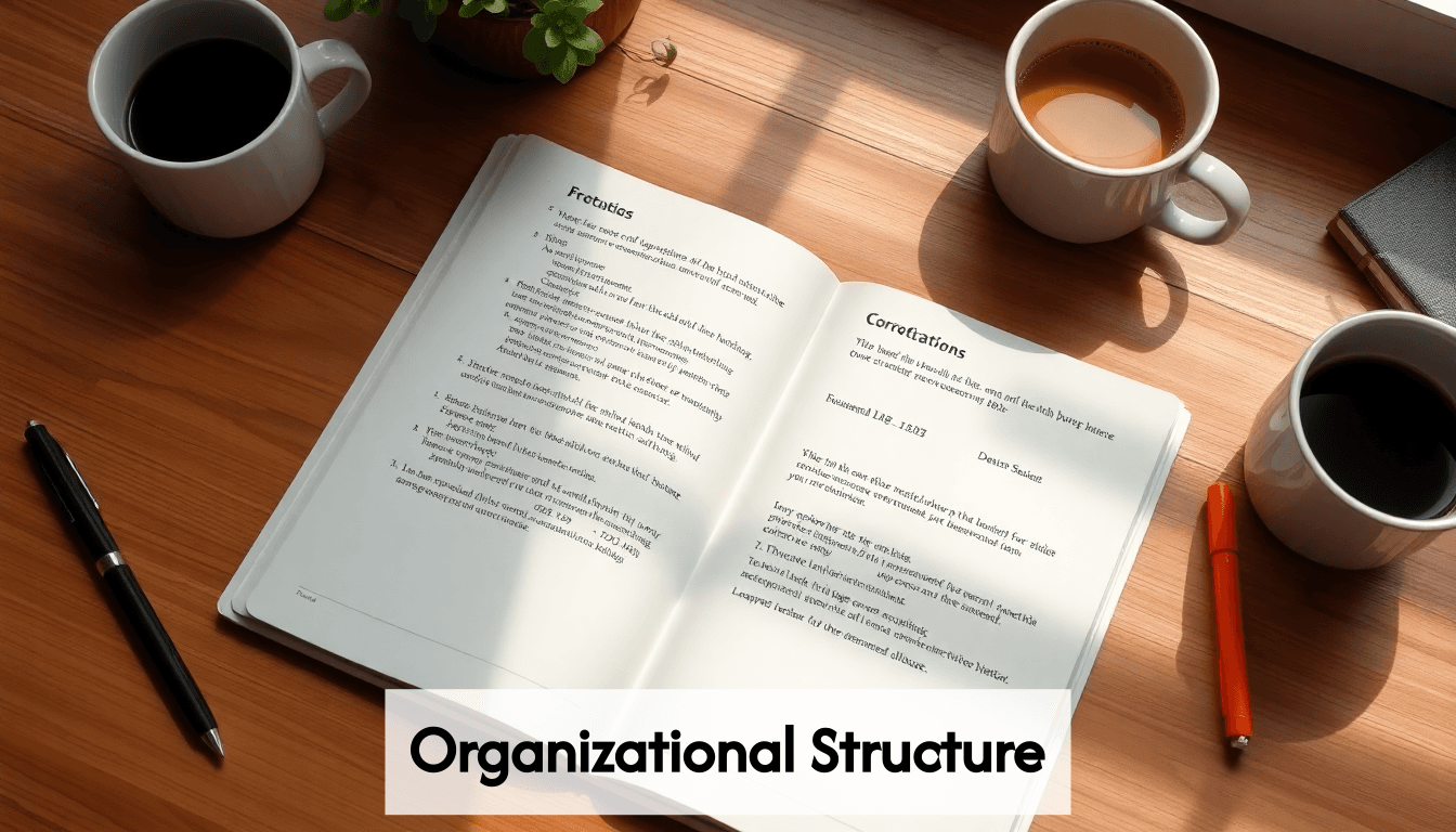 An organized workspace for writing.